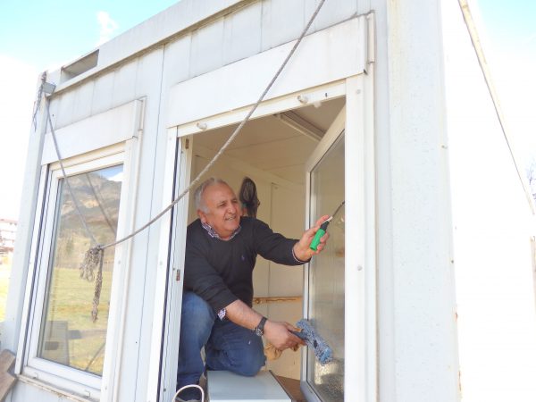 Werkzeugcontainer Fensterputz